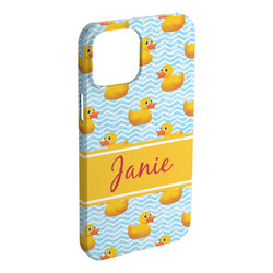 Rubber Duckie iPhone Case - Plastic - iPhone 15 Pro Max (Personalized)