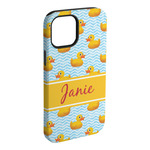 Rubber Duckie iPhone Case - Rubber Lined (Personalized)