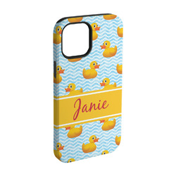 Rubber Duckie iPhone Case - Rubber Lined - iPhone 15 Pro (Personalized)