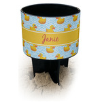 Rubber Duckie Black Beach Spiker Drink Holder (Personalized)
