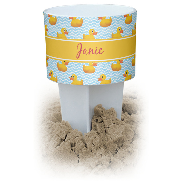 Custom Rubber Duckie Beach Spiker Drink Holder (Personalized)