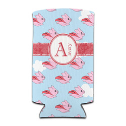 Flying Pigs Can Cooler (tall 12 oz) (Personalized)