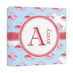 Flying Pigs Canvas Print - 12x12 (Personalized)
