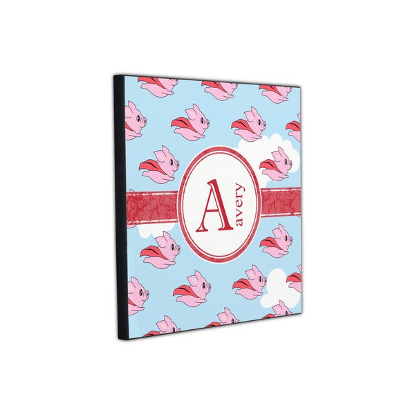 Flying Pigs 12x12 Wood Print - Angle View