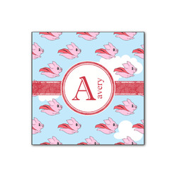 Flying Pigs Wood Print - 12x12 (Personalized)