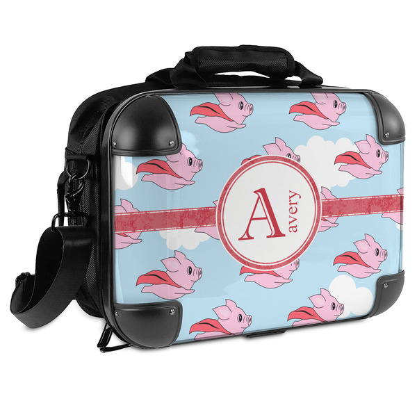 Custom Flying Pigs Hard Shell Briefcase (Personalized)