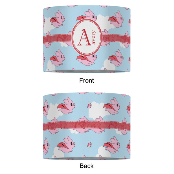 Flying Pigs 16" Drum Lampshade - APPROVAL (Fabric)