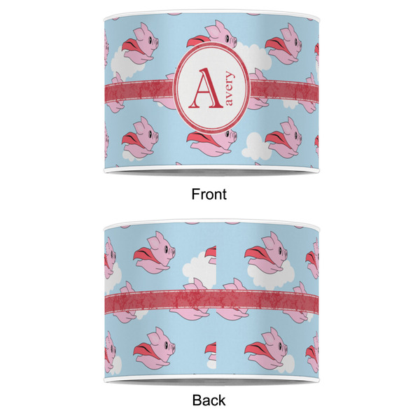 Flying Pigs 16" Drum Lampshade - APPROVAL (Poly Film)