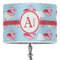 Flying Pigs 16" Drum Lampshade - ON STAND (Poly Film)