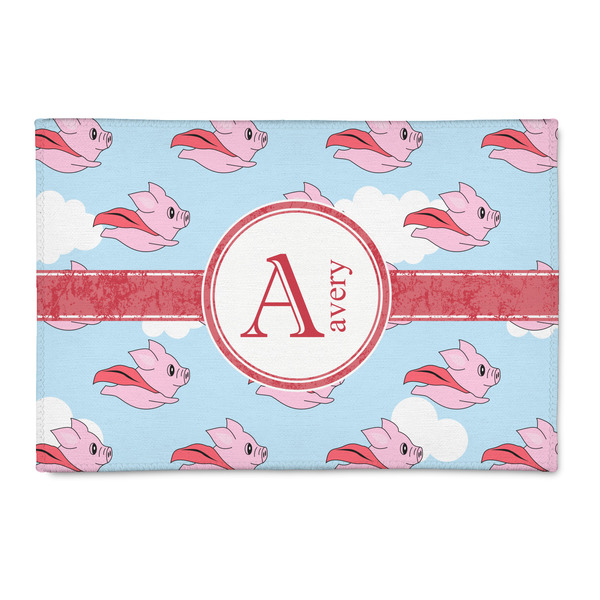Custom Flying Pigs 2' x 3' Indoor Area Rug (Personalized)