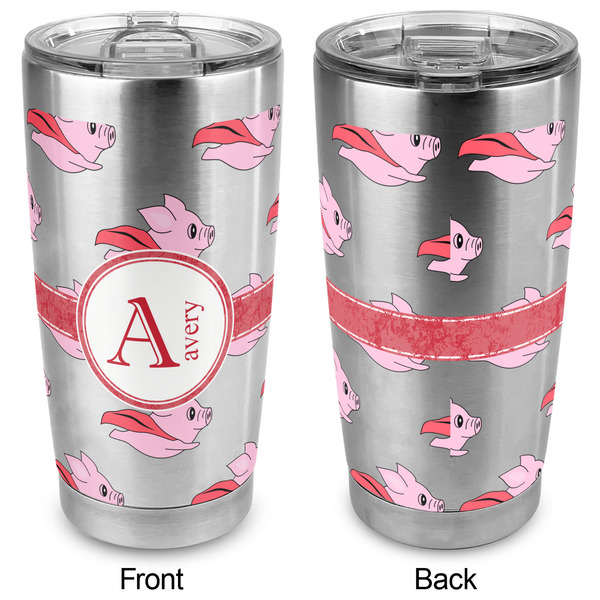 Flying Pigs 20oz SS Tumbler - Full Print - Approval