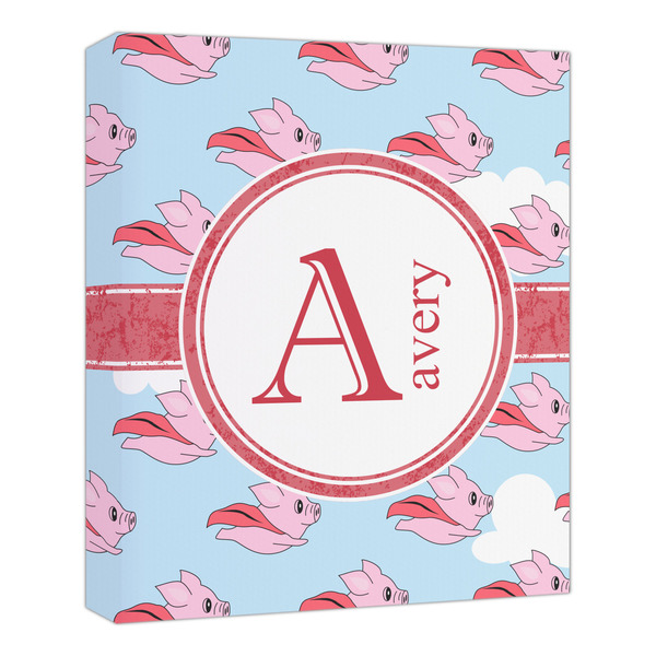 Custom Flying Pigs Canvas Print - 20x24 (Personalized)
