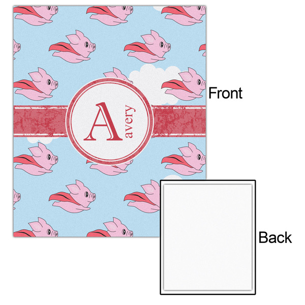 Flying Pigs 20x24 - Matte Poster - Front & Back