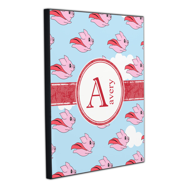 Flying Pigs 20x24 Wood Print - Angle View