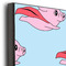 Flying Pigs 20x24 Wood Print - Closeup