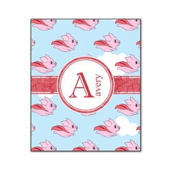 Flying Pigs Wood Print - 20x24 (Personalized)