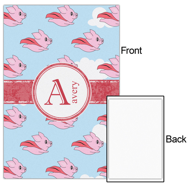 Flying Pigs 20x30 - Matte Poster - Front & Back