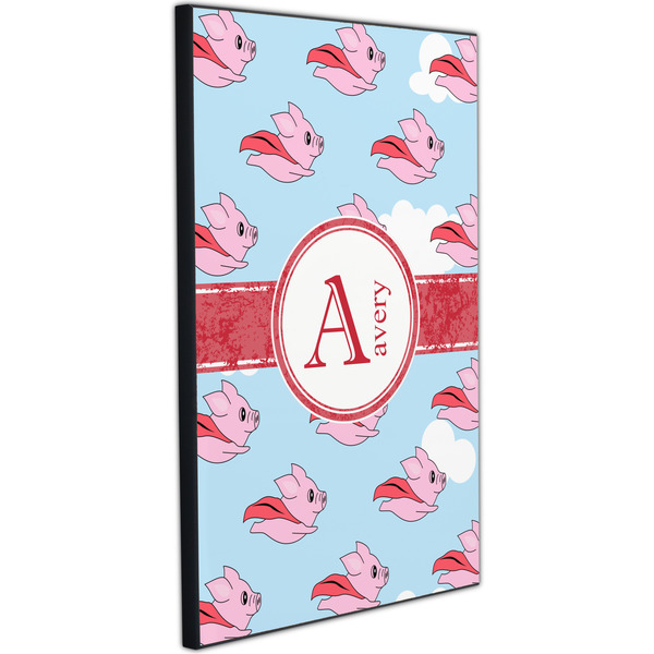 Flying Pigs 20x30 Wood Print - Angle View