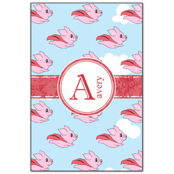 Flying Pigs Wood Print - 20x30 (Personalized)