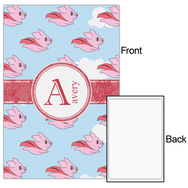 Flying Pigs 24x36 - Matte Poster - Front & Back