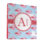 Flying Pigs 3 Ring Binder - Full Wrap - 1" (Personalized)
