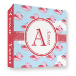 Flying Pigs 3 Ring Binder - Full Wrap - 3" (Personalized)