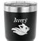 Flying Pigs 30 oz Stainless Steel Ringneck Tumbler - Black - CLOSE UP