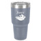 Flying Pigs 30 oz Stainless Steel Ringneck Tumbler - Grey - Front