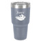Flying Pigs 30 oz Stainless Steel Tumbler - Grey - Single-Sided (Personalized)