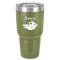 Flying Pigs 30 oz Stainless Steel Ringneck Tumbler - Olive - Front