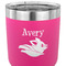 Flying Pigs 30 oz Stainless Steel Ringneck Tumbler - Pink - CLOSE UP