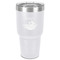 Flying Pigs 30 oz Stainless Steel Ringneck Tumbler - White - Front