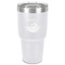 Flying Pigs 30 oz Stainless Steel Tumbler - White - Single-Sided (Personalized)