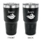 Flying Pigs 30 oz Stainless Steel Ringneck Tumblers - Black - Double Sided - APPROVAL