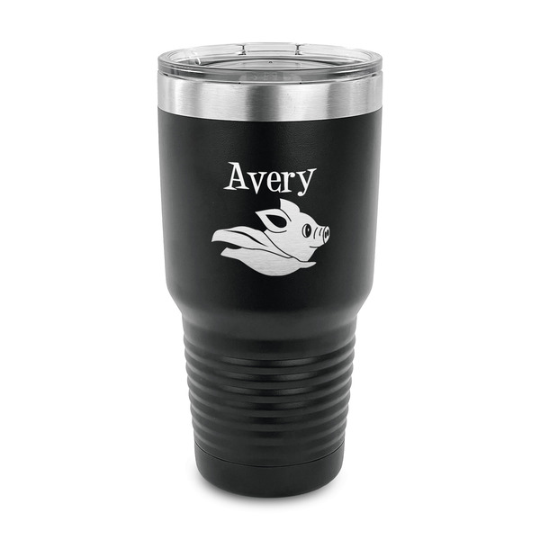 Custom Flying Pigs 30 oz Stainless Steel Tumbler (Personalized)