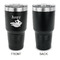 Flying Pigs 30 oz Stainless Steel Ringneck Tumblers - Black - Single Sided - APPROVAL