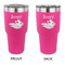 Flying Pigs 30 oz Stainless Steel Ringneck Tumblers - Pink - Double Sided - APPROVAL