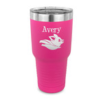 Flying Pigs 30 oz Stainless Steel Tumbler - Pink - Single Sided (Personalized)