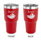 Flying Pigs 30 oz Stainless Steel Tumbler - Red - Double Sided (Personalized)