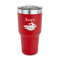 Flying Pigs 30 oz Stainless Steel Tumbler - Red - Single Sided (Personalized)