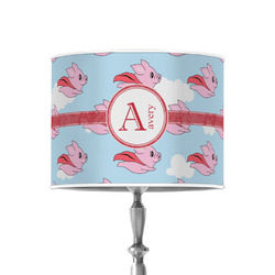 Flying Pigs 8" Drum Lamp Shade - Poly-film (Personalized)
