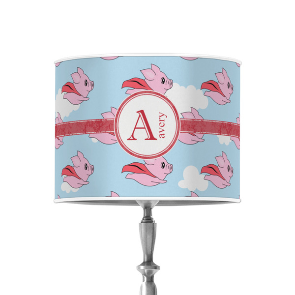 Custom Flying Pigs 8" Drum Lamp Shade - Poly-film (Personalized)