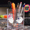 Flying Pigs Acrylic Pen Holder - In Context