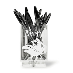 Flying Pigs Acrylic Pen Holder (Personalized)