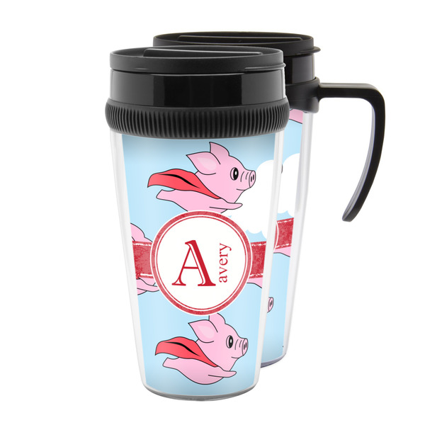 Custom Flying Pigs Acrylic Travel Mug (Personalized)