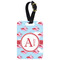 Flying Pigs Metal Luggage Tag w/ Name and Initial
