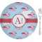 Flying Pigs 8" Glass Appetizer / Dessert Plates - Single or Set (Personalized)
