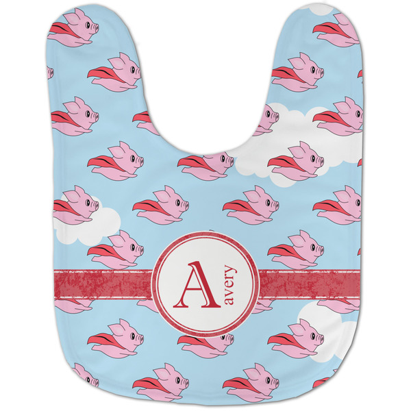 Flying Pigs Baby Bib - AFT flat
