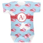 Flying Pigs Baby Bodysuit 0-3 (Personalized)