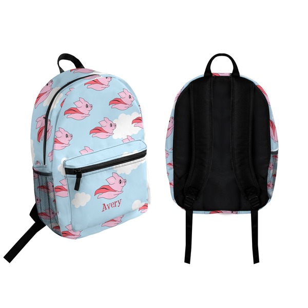 Flying Pigs Backpack front and back - Apvl